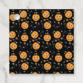 Étiquettes Cadeau Joyeux Halloween Citrouille Trick Ou Treat Bucket