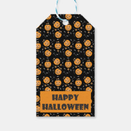 Étiquettes-cadeau Joyeux Halloween Jack-o'-lantern Trick Ou Treat
