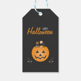 Étiquettes-cadeau Joyeux Halloween Trick Ou Treat Citrouille de bonb
