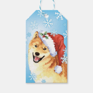 Étiquettes-cadeau Joyeux Howlidays Shiba Inu
