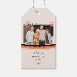 Étiquettes-cadeau Joyeux jour de mère nous t'aimons