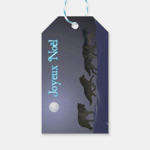 Étiquettes-cadeau Joyeux Noё l - Pack Wolf