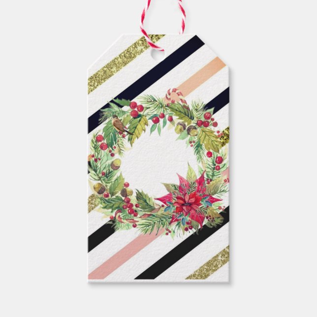 Étiquettes-cadeau Joyeux Noël ! (Devant)