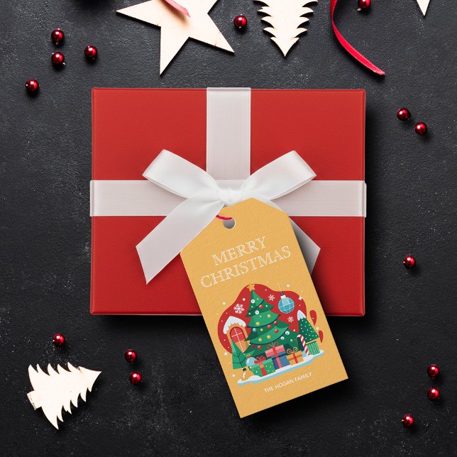 Étiquettes-cadeau Joyeux Noël (Cute Merry Christmas Gift Tags)