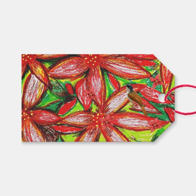 Étiquettes-cadeau Joyeux Noël ! (Devant (Horizontal))