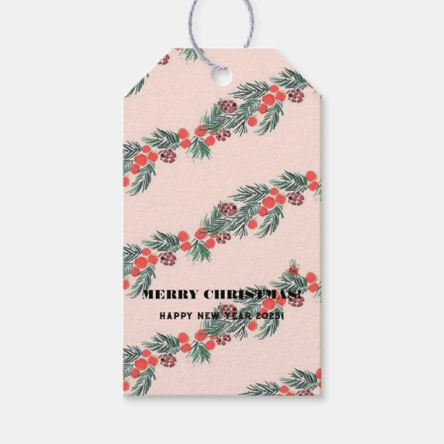 Étiquettes-cadeau Joyeux Noël ! (Devant)
