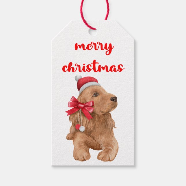 Étiquettes-cadeau Joyeux Noël (Devant)