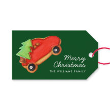 Joyeux Noël Arbre & Voiture Sucre Cookie