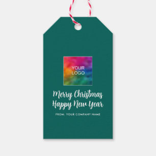 Étiquettes-cadeau Joyeux Noël Bonne année Logo Calligraphie