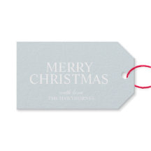 Joyeux Noël élégant classique bleu personnalisé