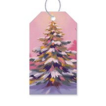 Joyeux Noël rose | Fêtes à l'aquarelle