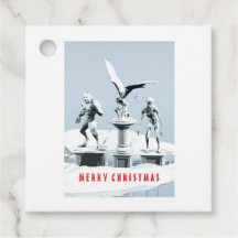 Joyeux Noël. Sculptures de glace monstrueuses