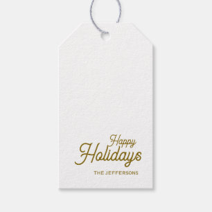 Étiquettes-cadeau Joyeux Nouvel An Joyeux Noël Famille Saisonnière