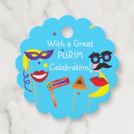 Étiquettes Cadeau Joyeux Pourim Fête des Enfants Cadeaux de Vacances