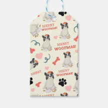 Joyeux WOOFMAS Sac-Cadeau Moyen