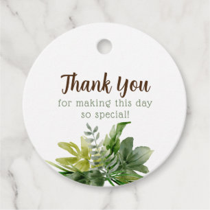 Étiquettes Cadeau Jungle Safari Baby shower Anniversaire Favoriser T