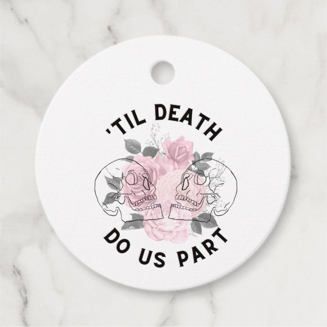 Étiquettes Cadeau Jusqu'à ce que la mort nous sépare (Devant)