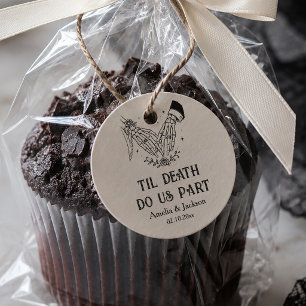 Étiquettes Cadeau Jusqu'à la mort Mariage Halloween 