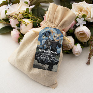 Étiquettes-cadeau Jusqu'à la mort Squelette Van Gogh Mariage Merci F