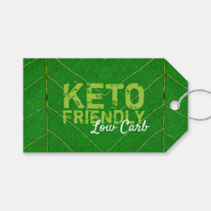 Étiquettes-cadeau Keto Friendly Low Carb