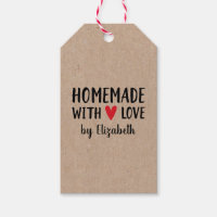 Kraft Personnalisé Fait Maison Avec Amour