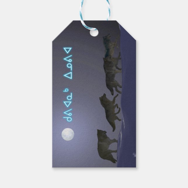 Étiquettes-cadeau Kuvianak Innovia - Pack Wolf (Devant)