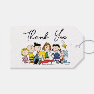 Étiquettes-cadeau La bande de Peanuts Baby Shower
