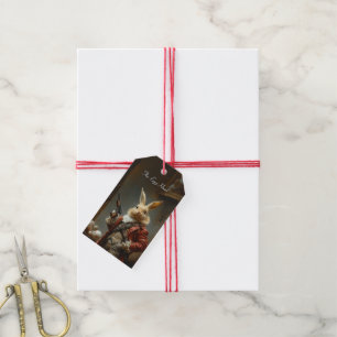 Étiquettes-cadeau La chasse aux œufs de Pâques lapin de Pâques Steam