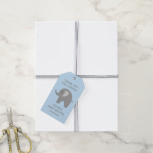 Étiquettes-cadeau La coutume vous remercient cadeau de babyshower