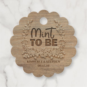 Étiquettes Cadeau La Mention Pour Être Un Mariage Rustique