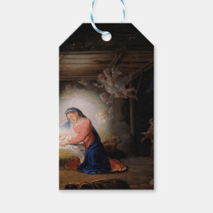 Étiquettes-cadeau La Nativité du Christ (par Vladimir Borovikovsky)