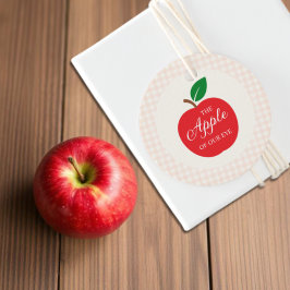 Étiquettes Cadeau La Pomme De Notre Baby shower Oeil
