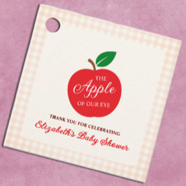 Étiquettes Cadeau La Pomme De Notre Baby shower Oeil