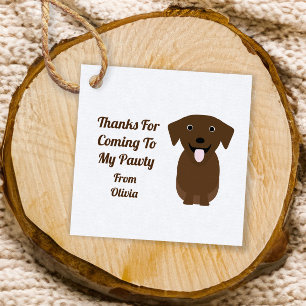 Étiquettes Cadeau Labrador retriever Chien Tags cadeaux, Kids Party