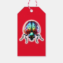 Étiquettes-cadeau Ladybug moderne