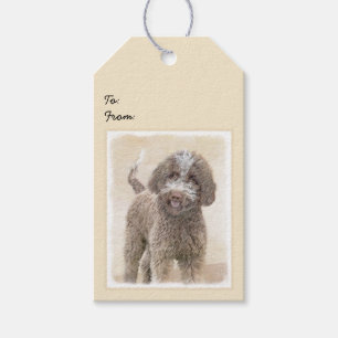 Étiquettes-cadeau Lagotto Romagnolo Peinture - Cute Original Chien A