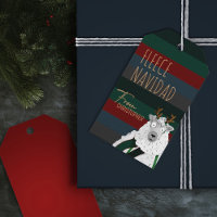 Laine Navidad Chic Drôle Festive Rayé Mouton