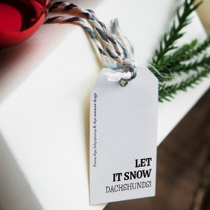 Étiquettes-cadeau Laisse-Le Pailler ! Noël personnalisé