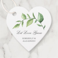 Laissez l'amour grandir Rustique Papeterie de mari