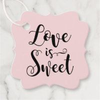 L'amour est Douce Rose Calligraphie Mariage Noir