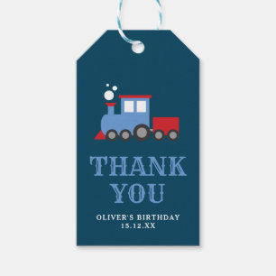 Étiquettes-cadeau L'anniversaire orienté de partie de train vous