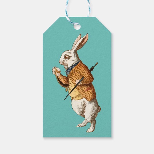 Étiquettes-cadeau Lapin blanc (Alice's Adventures in Wonderland) (Devant)