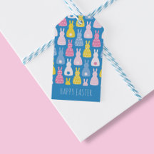 Lapin de Pâques bleu lapin