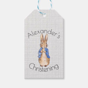 Étiquettes-cadeau Lapin de Pâques classique personnalisé