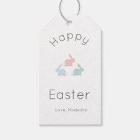 Lapin de Pâques minimaliste joyeux