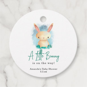 Étiquettes Cadeau Lapin Little - shower bébé