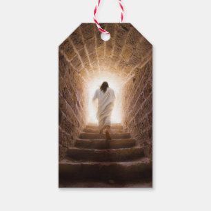 Étiquettes-cadeau L'Ascension - Jésus Marchant Dans La Lumière