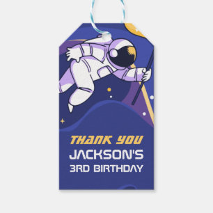 Étiquettes-cadeau L'astronaute Partie Anniversaire de enfant De L'Es