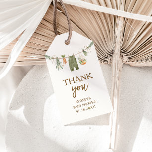 Étiquettes-cadeau Le Baby shower de marché des fermiers cultivés loc