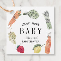 Le Baby shower des fermiers cultivés localement